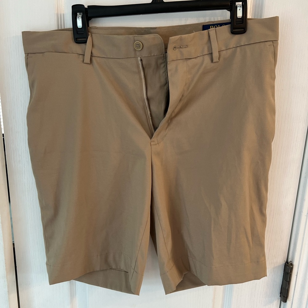 Ralph Lauren Performance Khaki Shorts Sz 33